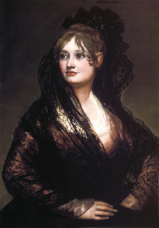 Francisco Goya Isabel de Porcel oil painting image